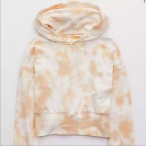 Offline By Aerie OTT FLEECE CROPPED HOODIE